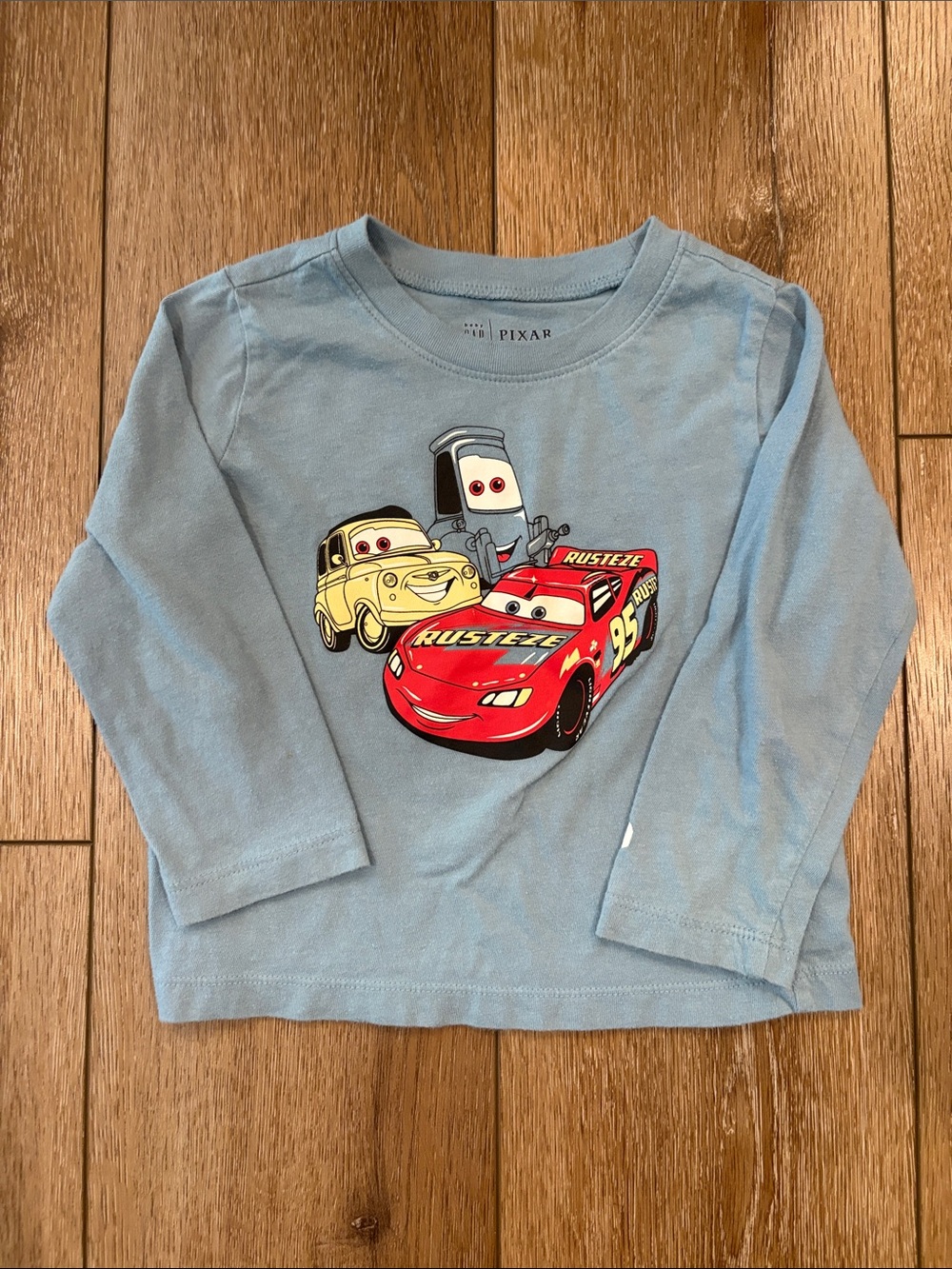 Gap x Pixar Cars long sleeve tee size 3T